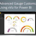 5 Advanced Gauge customizations using xViz for Power BI