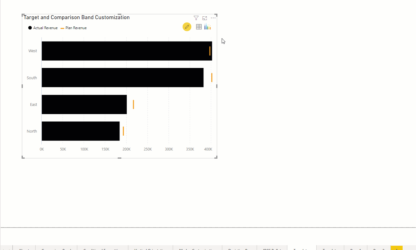 Bullet Chart Latest Feature Updates to the Power BI Visual – v1.1.7
