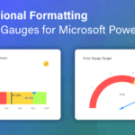Conditional formatting in xViz Gauges for MS Power BI