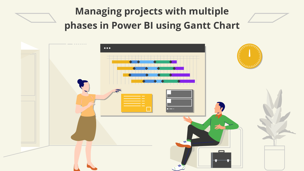 Managing projects with multiple phases in Power BI using Gantt Chart
