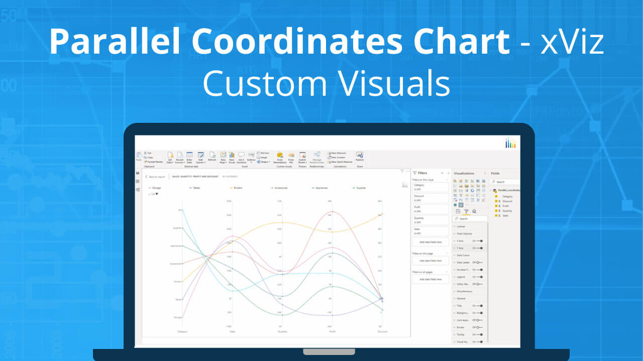 Parallel Coordinates Chart- Advanced Custom Visuals for Power BI