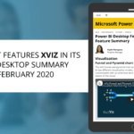 xViz Funnel / Pyramid Chart Featured in Desktop Summary February 2020