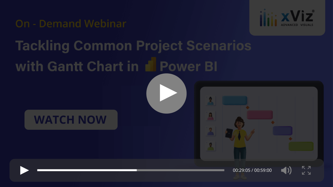 xViz Gantt Chart - Power BI Advanced Custom Visual